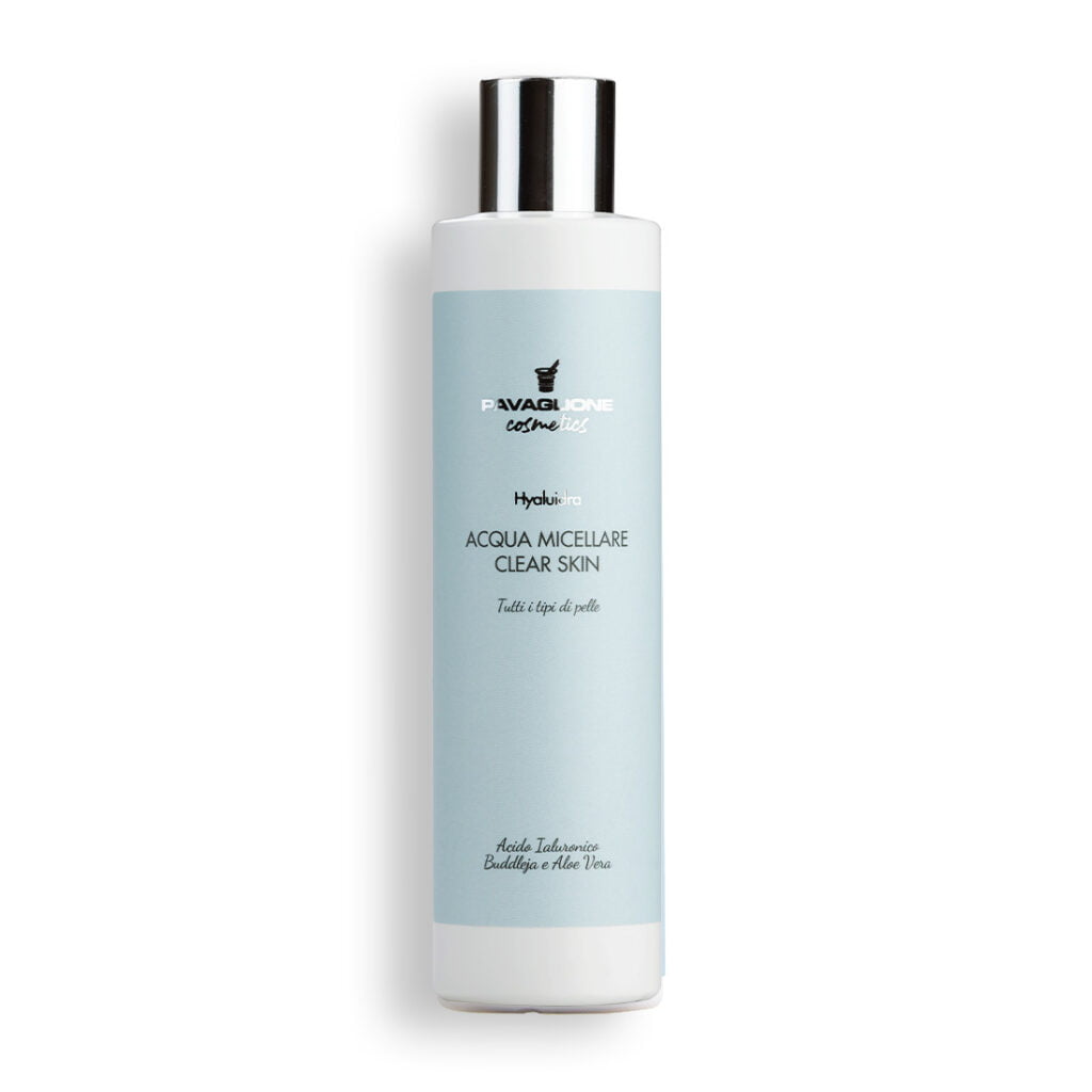 acqua micellare clear skin per tutti i tipi di pelle