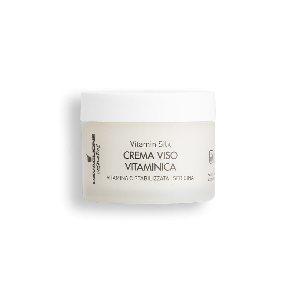 crema viso vitaminica vitamina c stabilizzata sericina