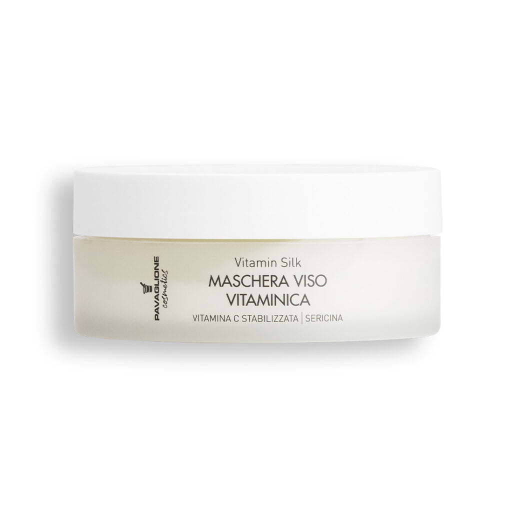 maschera viso vitaminica vitamina c stabilizzata sericina